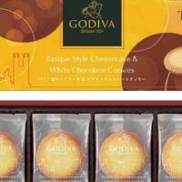 ゴディバ「GODIVA バスク風チーズケーキ＆ホワイトチョコレートクッキー」東京エリア限定！チーズとホワイトチョコにラングドシャの香ばしさ